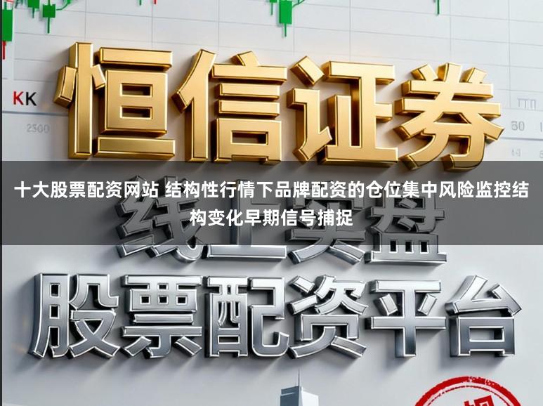 十大股票配资网站 结构性行情下品牌配资的仓位集中风险监控结构变化早期信号捕捉