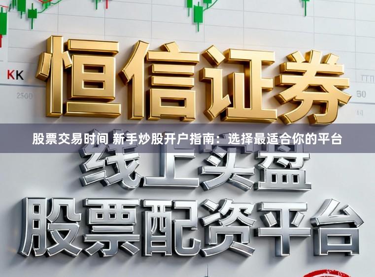 股票交易时间 新手炒股开户指南:选择最适合你的平台